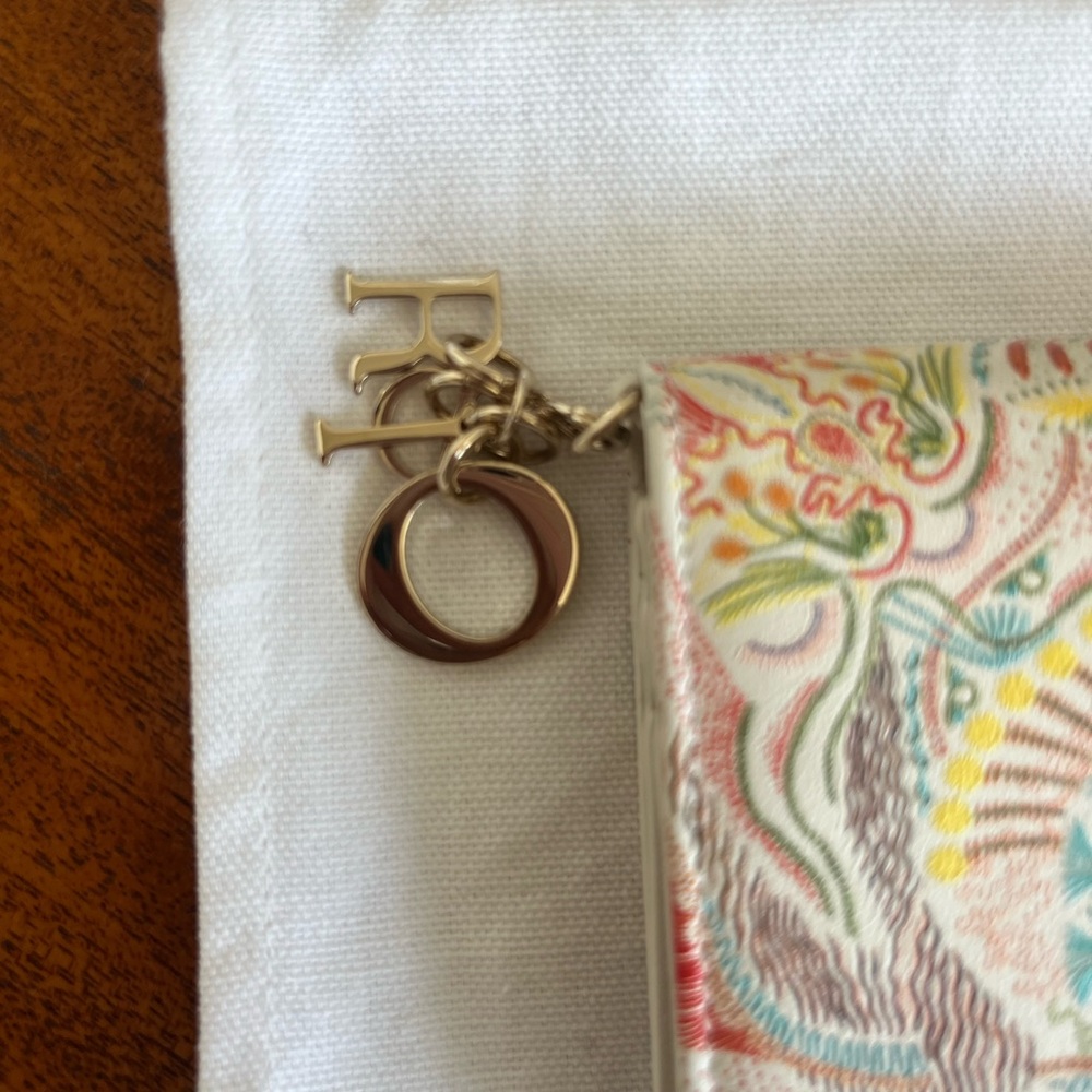 Dior Lady Dior Wallet- Multicolor Patterned - Picture 2 of 6
